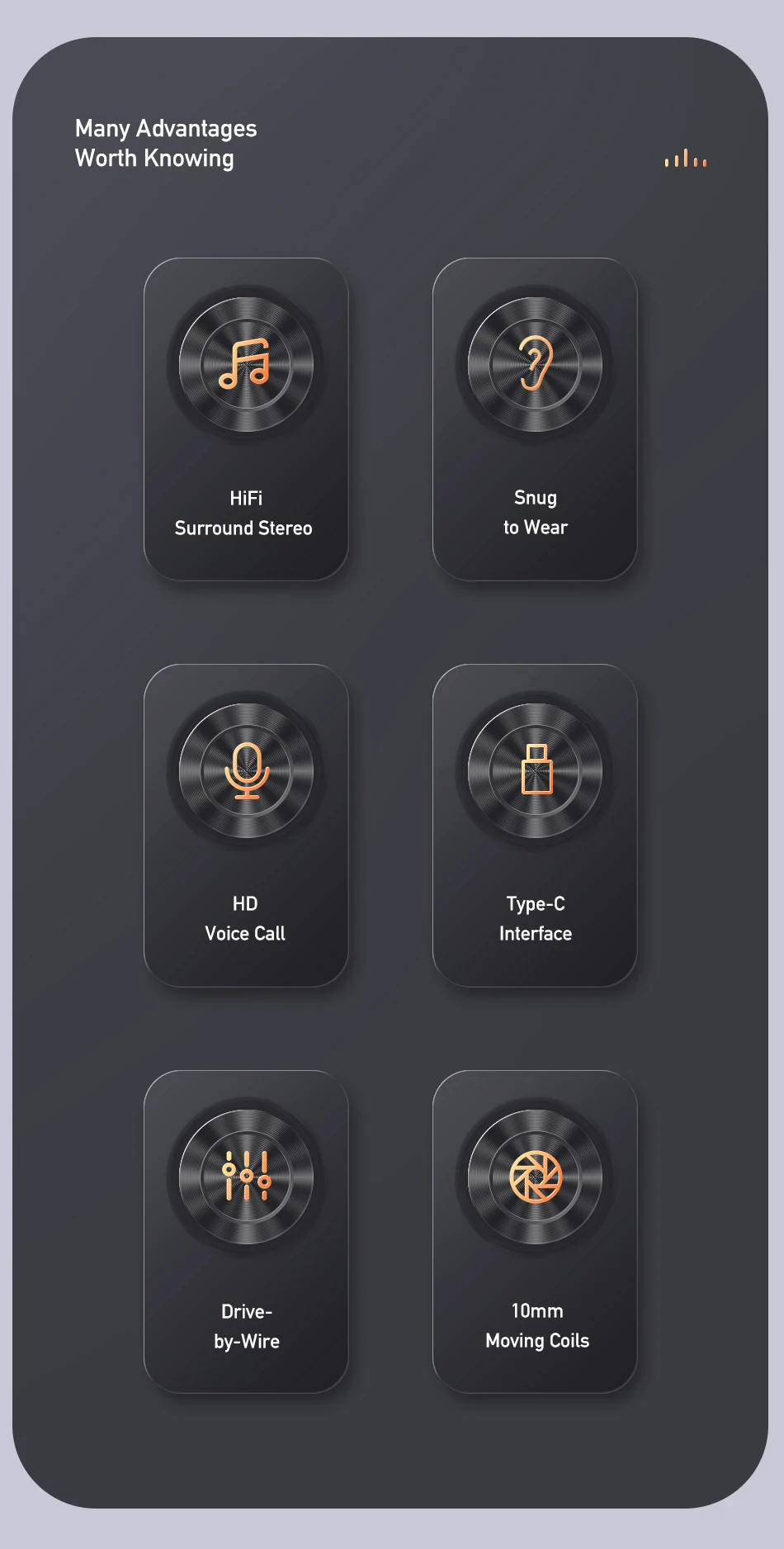 Awei TC-7 Wired Earphone In-ear Type-C Handsfree