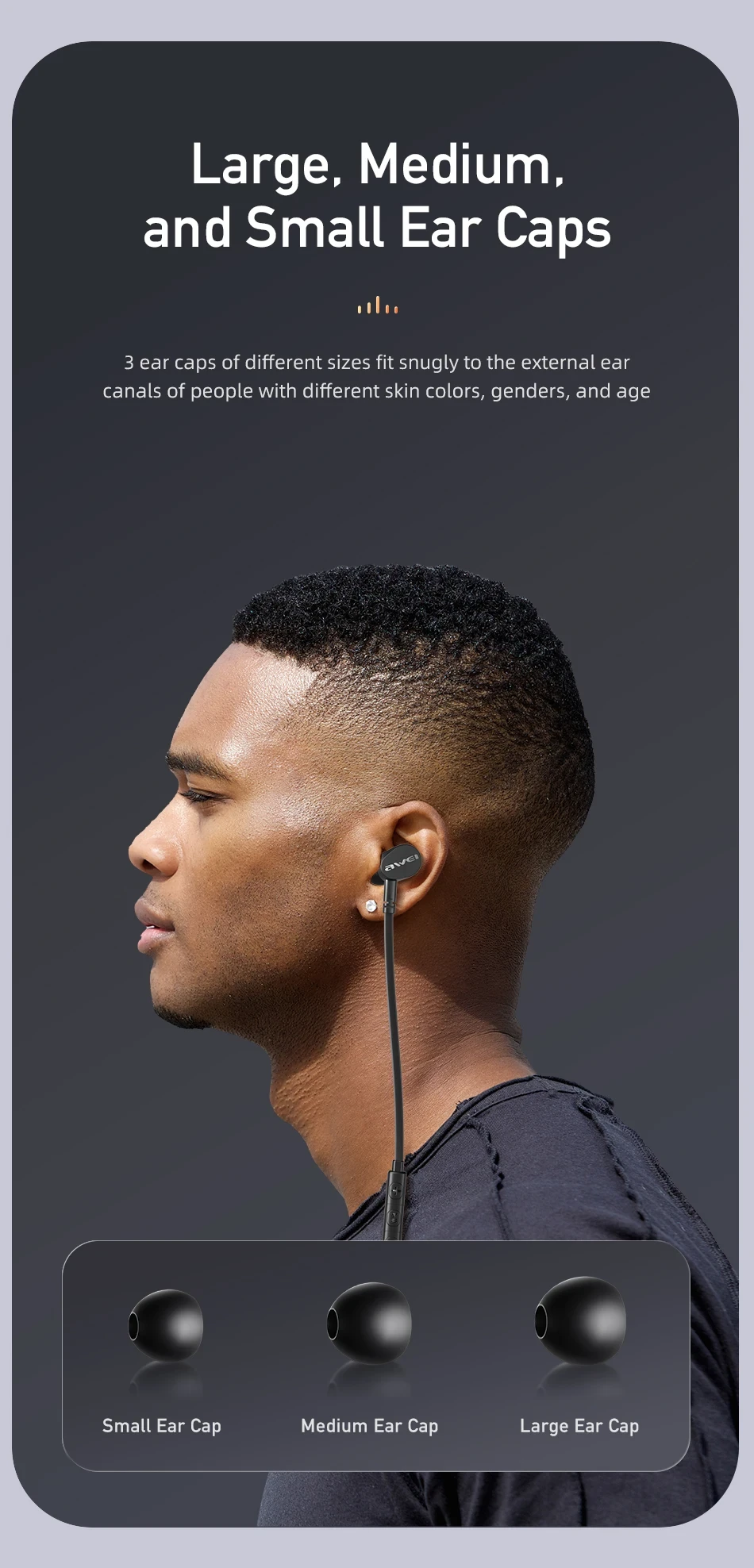 Awei TC-7 Wired Earphone In-ear Type-C Handsfree