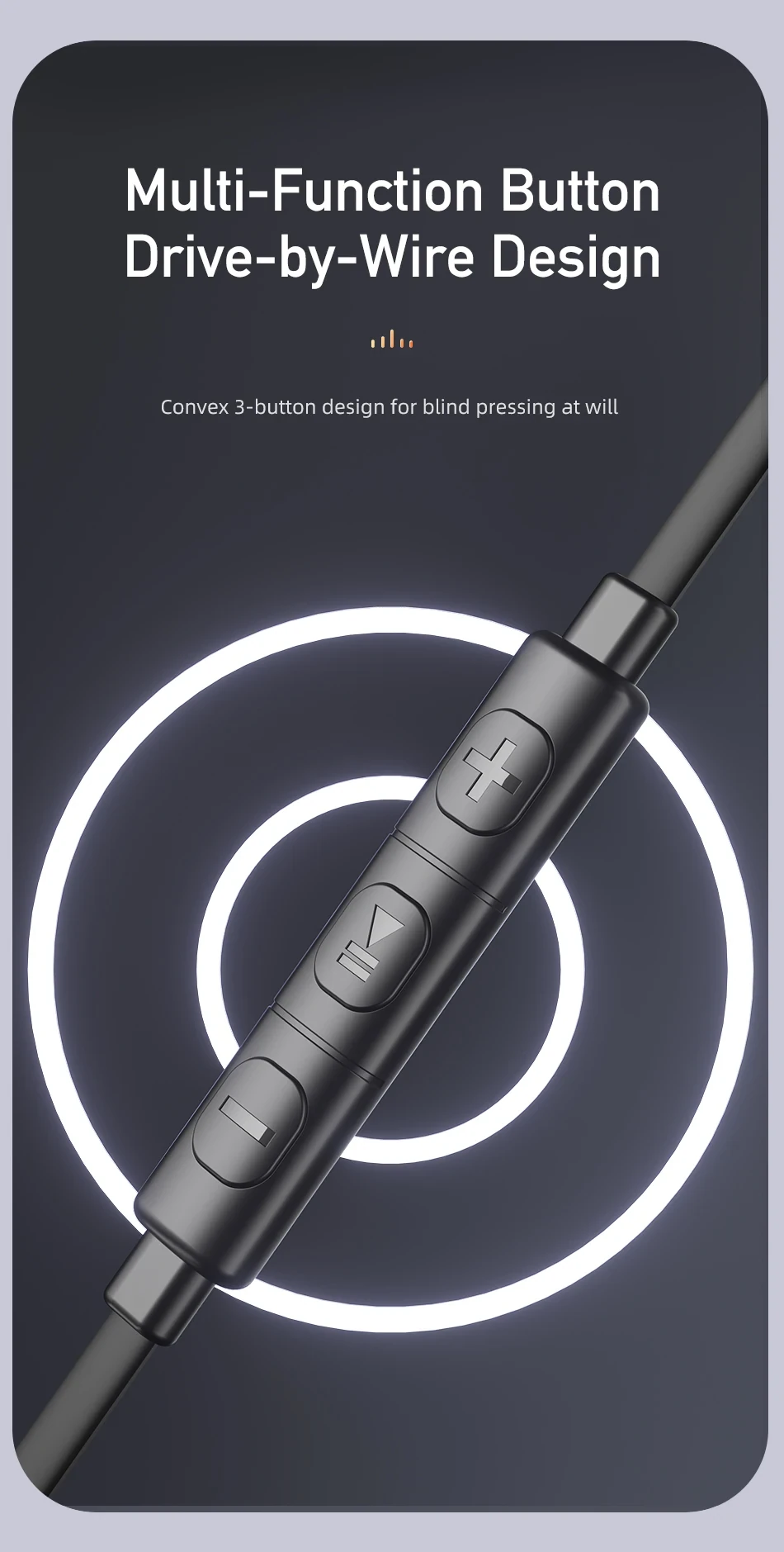 Awei TC-7 Wired Earphone In-ear Type-C Handsfree