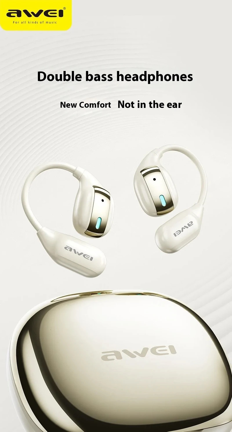 Awei OWS TZ12 Air Conduction Ear-hook Bluetooth Earphone