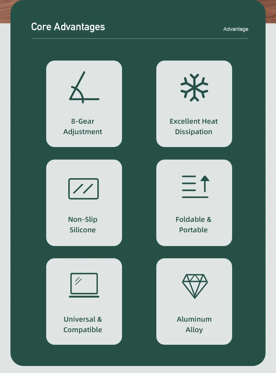 Awei X26 Portable Multi-function Aluminum Stand For Laptop Tablet