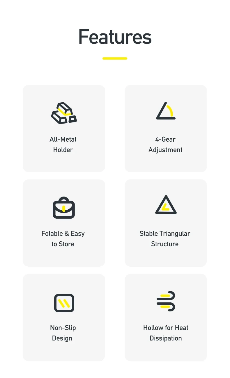 Awei X30 Desktop Folding Holder for Laptops Tablets