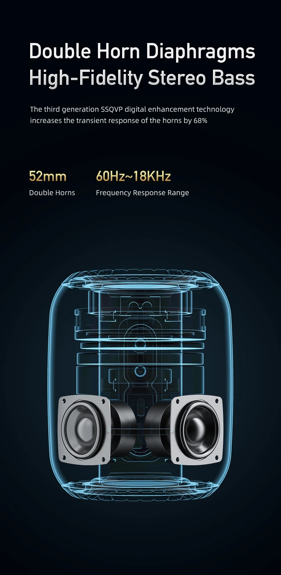 Awei Y526 TWS Sound Box Wireless Bluetooth Speaker