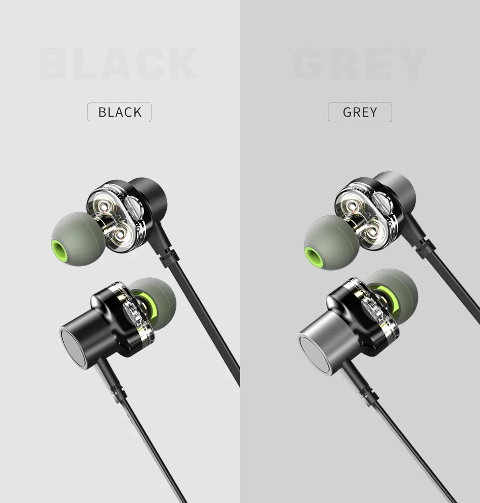 Awei Z1 Sports Earphone With Dual Dynamic Drives Black