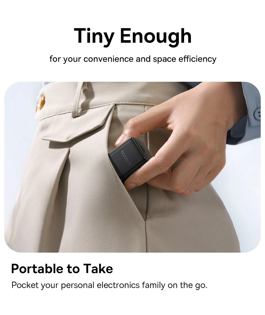 Baseus Palm Series Fast Charger 1C 30W