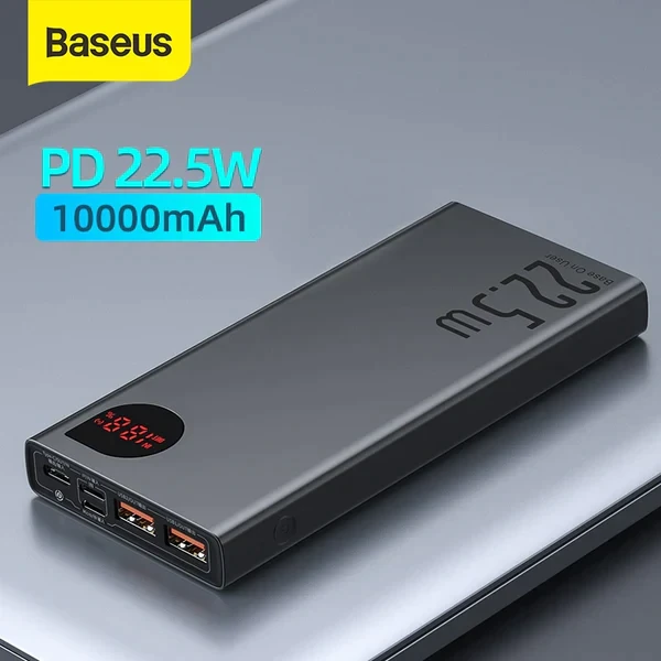 Baseus Adaman Metal Digital Display Quick Charge Power Bank 10000mAh 22.5W