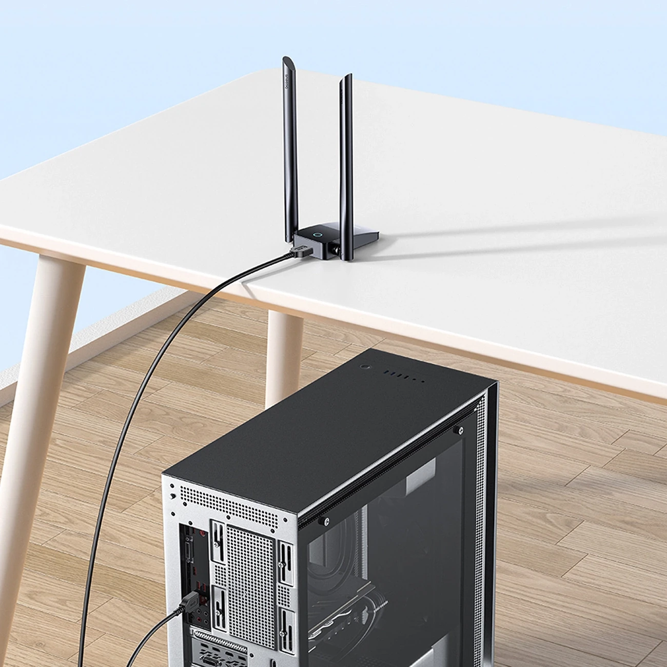 Baseus FastJoy 1300 Mbps Wifi Adapter – Black