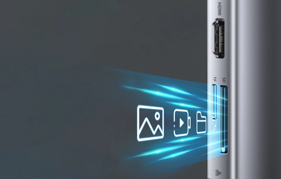 Baseus Metal Gleam Series 11 in 1 Multifunctional Type-C HUB Docking Station – CAHUB-CT0G