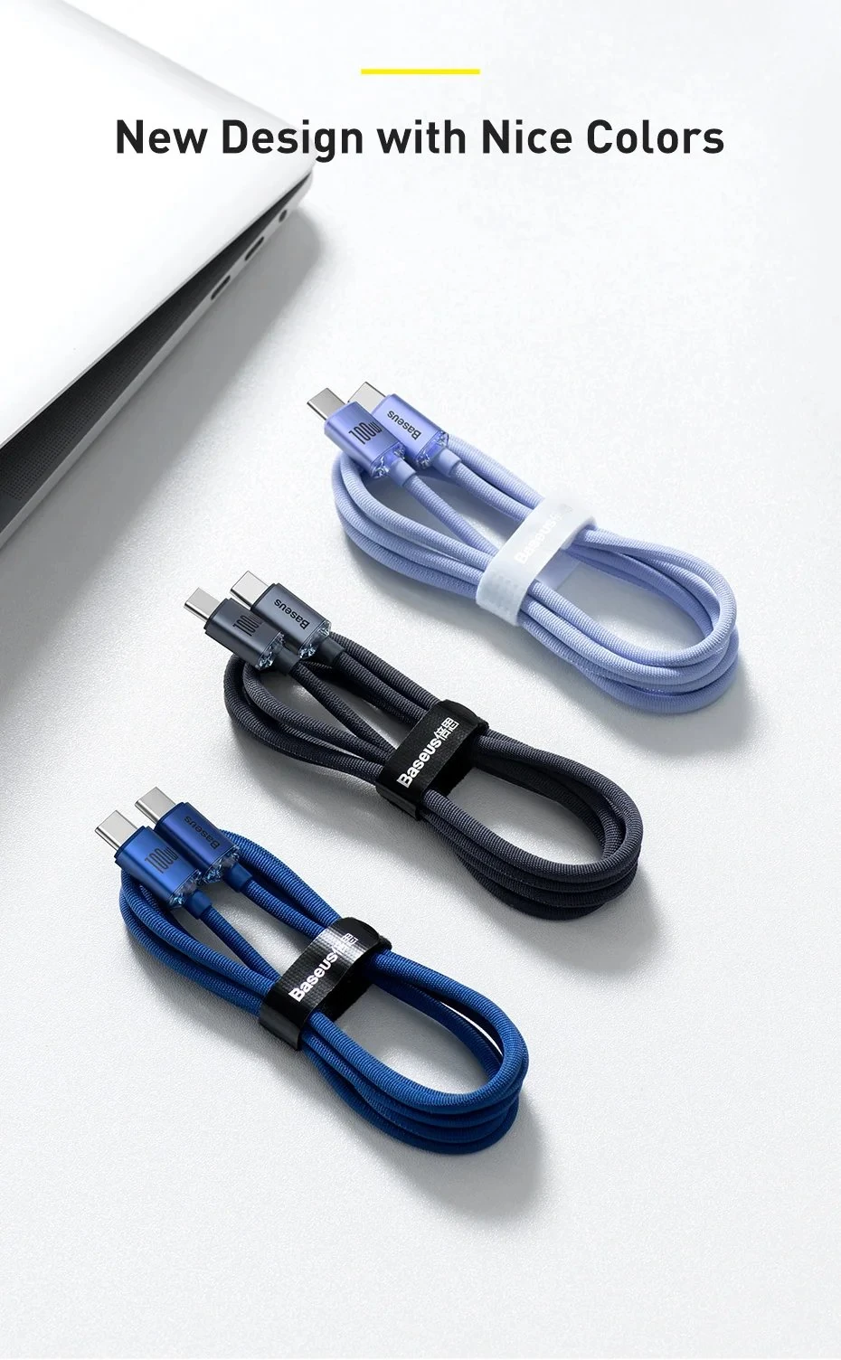 Baseus Crystal Shine Series Fast Charging Cable USB-C to USB-C 100W