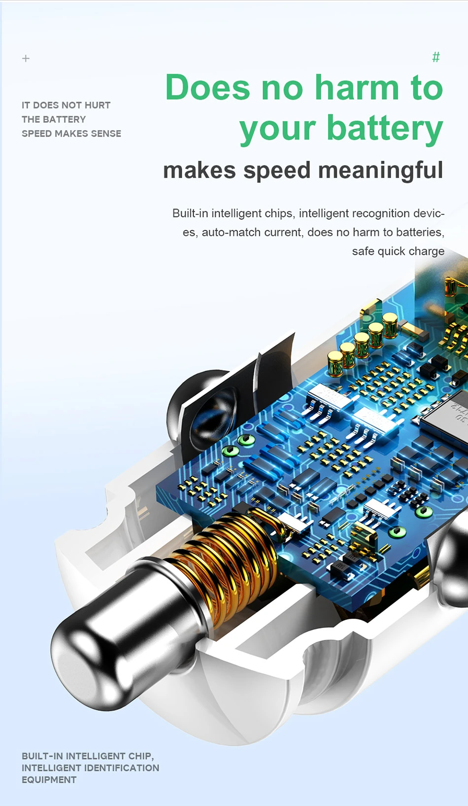 Baseus Circular Plastic A+C 30W PPS Car Charger Black