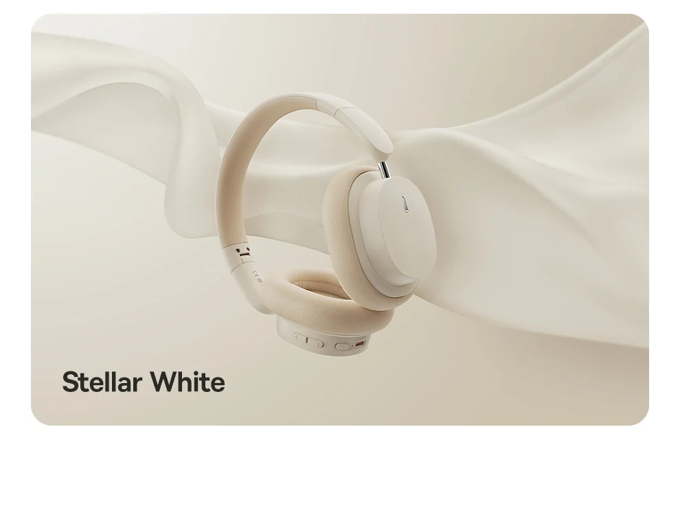 Baseus Bowie D05 Wireless Headphone Bluetooth 5.3 Earphone HIFI Stereo Headset 40mm Driver Foldable Over Ear Headphone 70H Time
