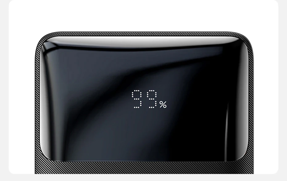 Baseus Bipow 10000mAh 20W Digital Display Power bank Black