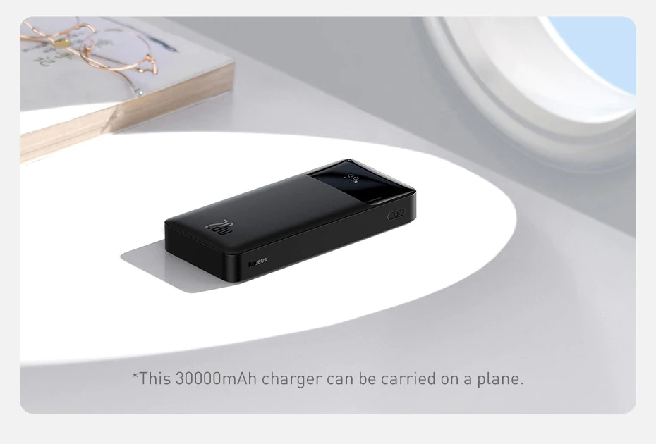 Baseus Bipow 10000mAh 20W Digital Display Power bank Black