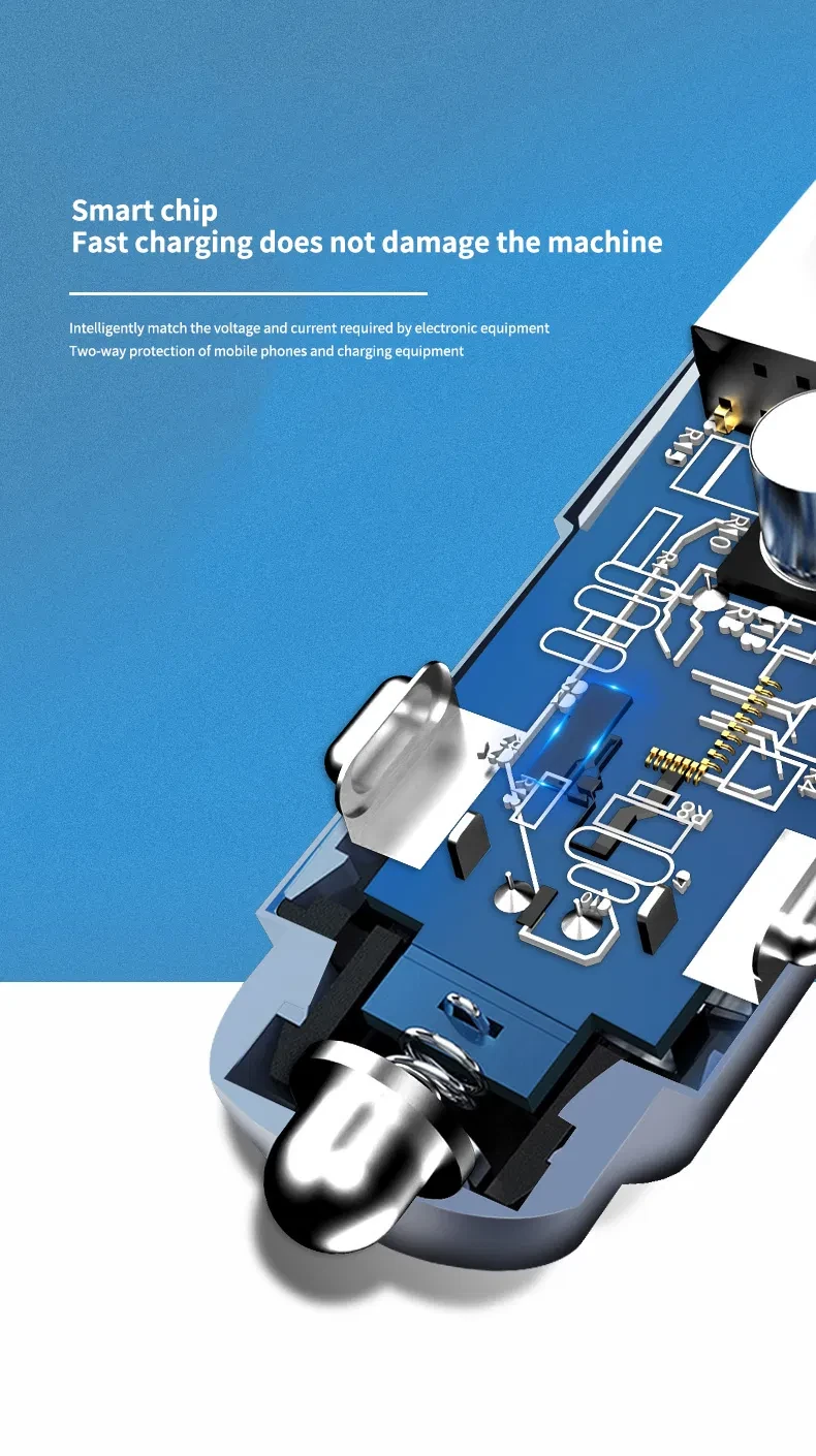 Kingleen 18W PD+QC 3.0 Fast Car Charger C925i