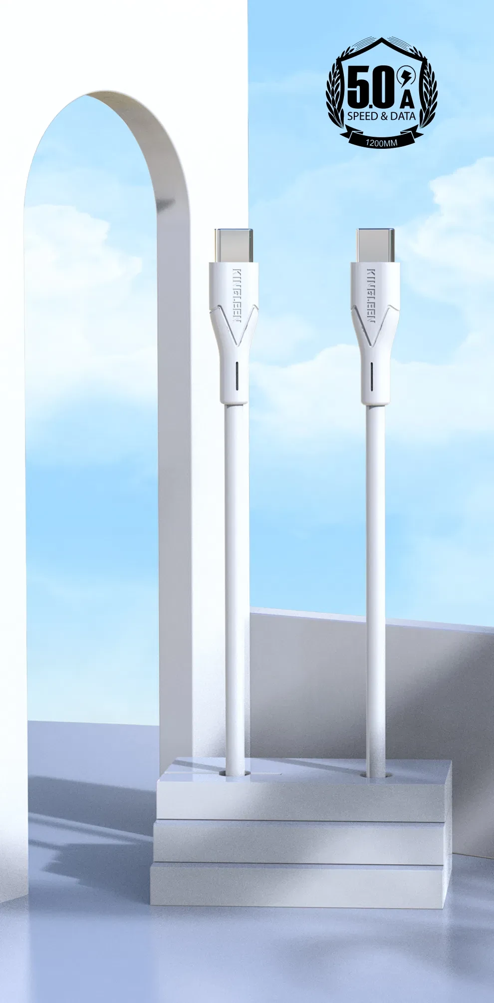 KINGLEEN TYPE C TO TYPE C 60W DATA CABLE 1Meter K26C