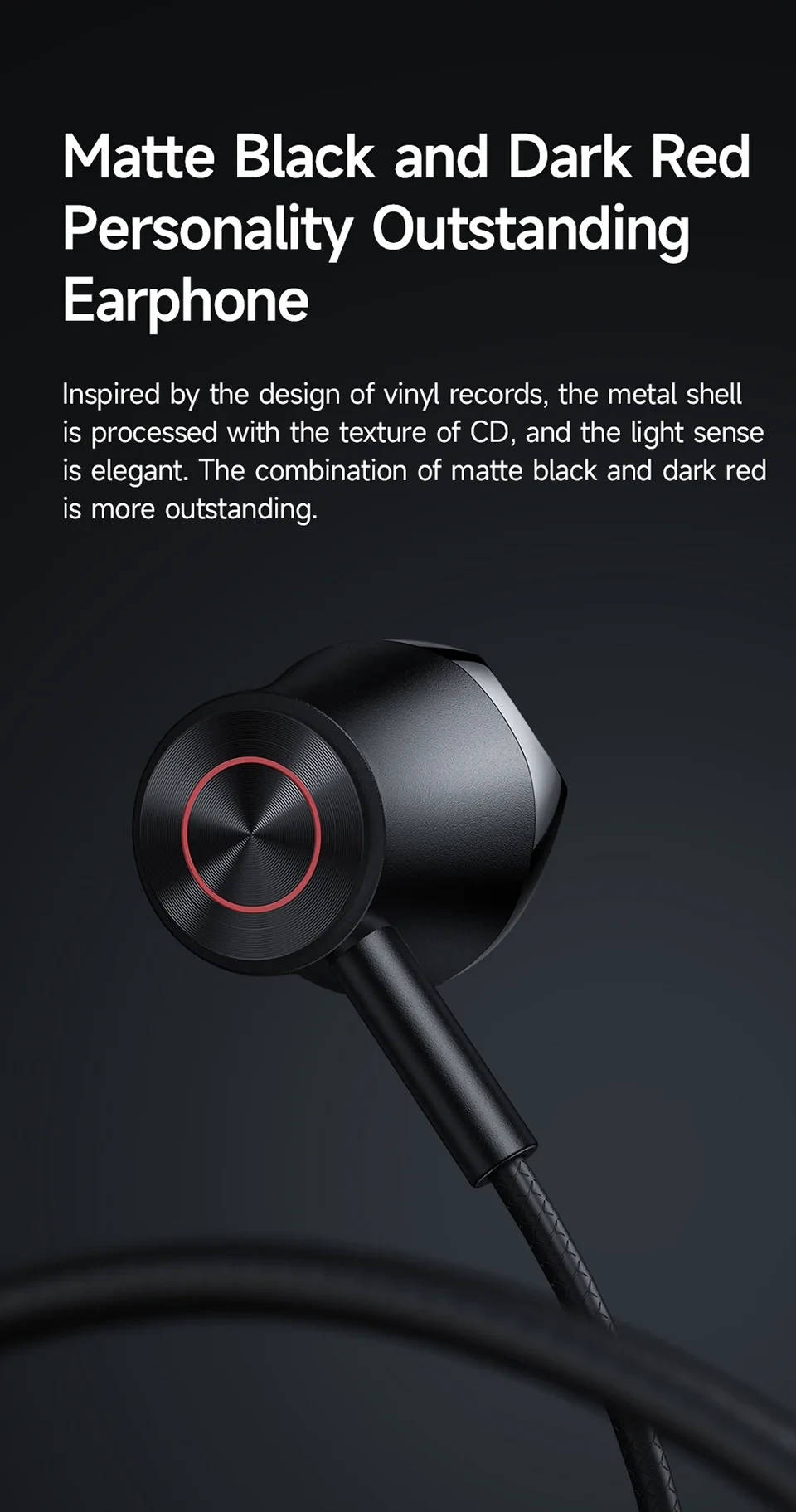 MCDODO Type-C Stereo Sound Wired Earphone HD Call Microphone Headphone HP-4070