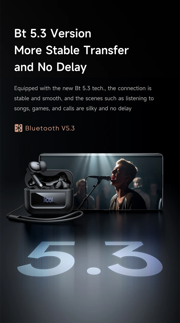 MCDODO DIGITAL DISPLAY TWS WIRELESS EARBUDS