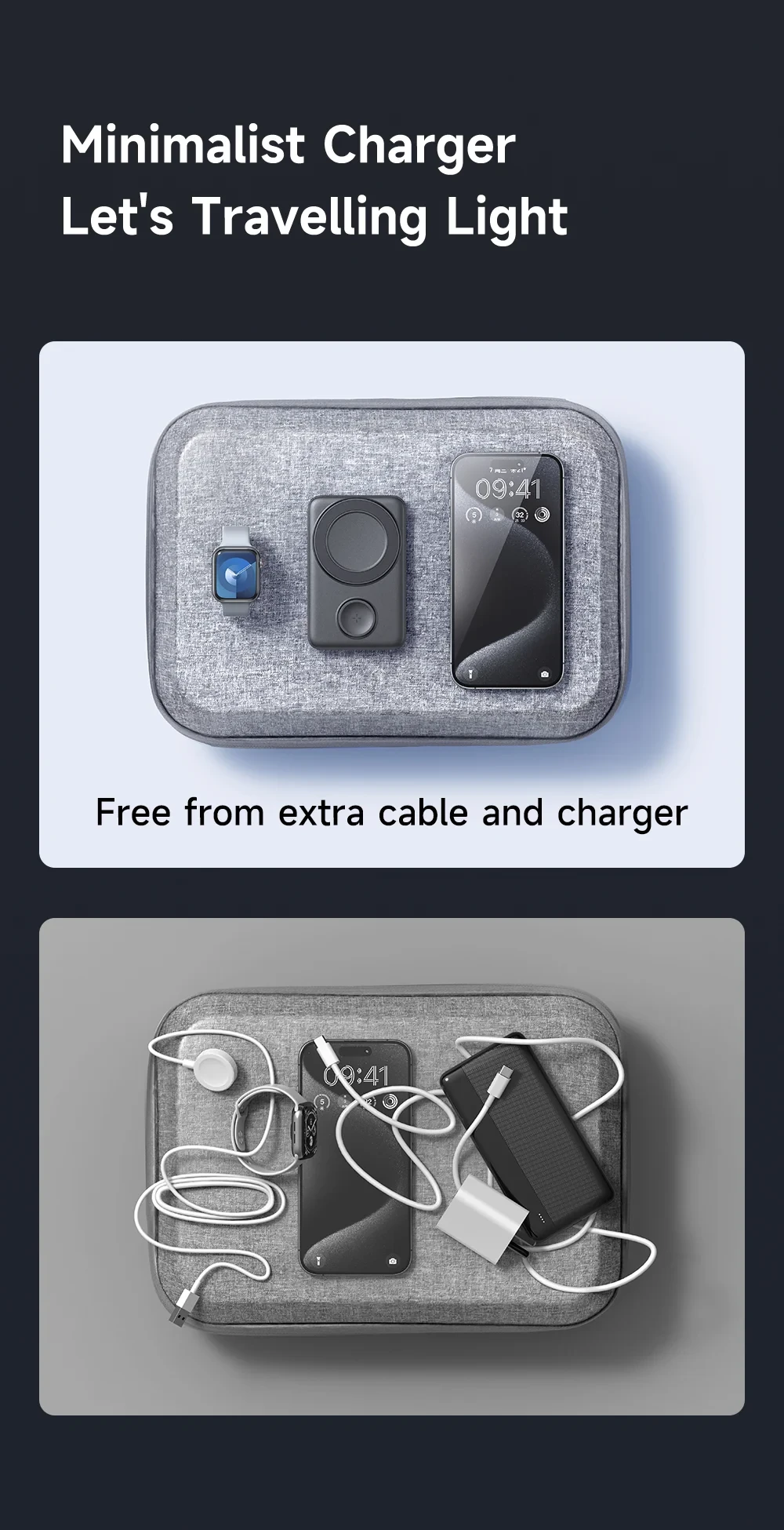 Mcdodo 2 in 1 Magnetic Wireless Power Bank MC-1461