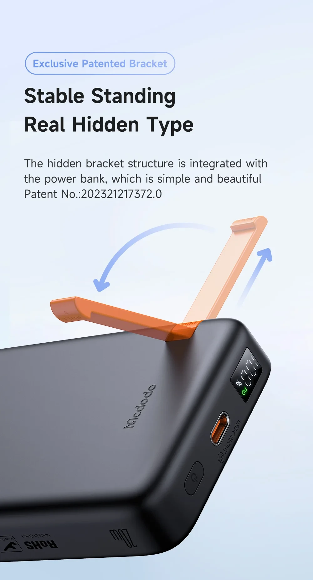 Mcdodo 2 in 1 Magnetic Wireless Power Bank MC-1461