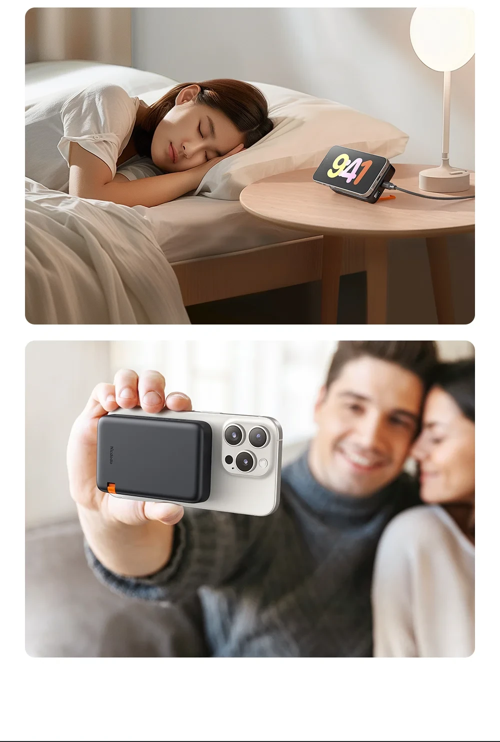 Mcdodo 2 in 1 Magnetic Wireless Power Bank MC-1461