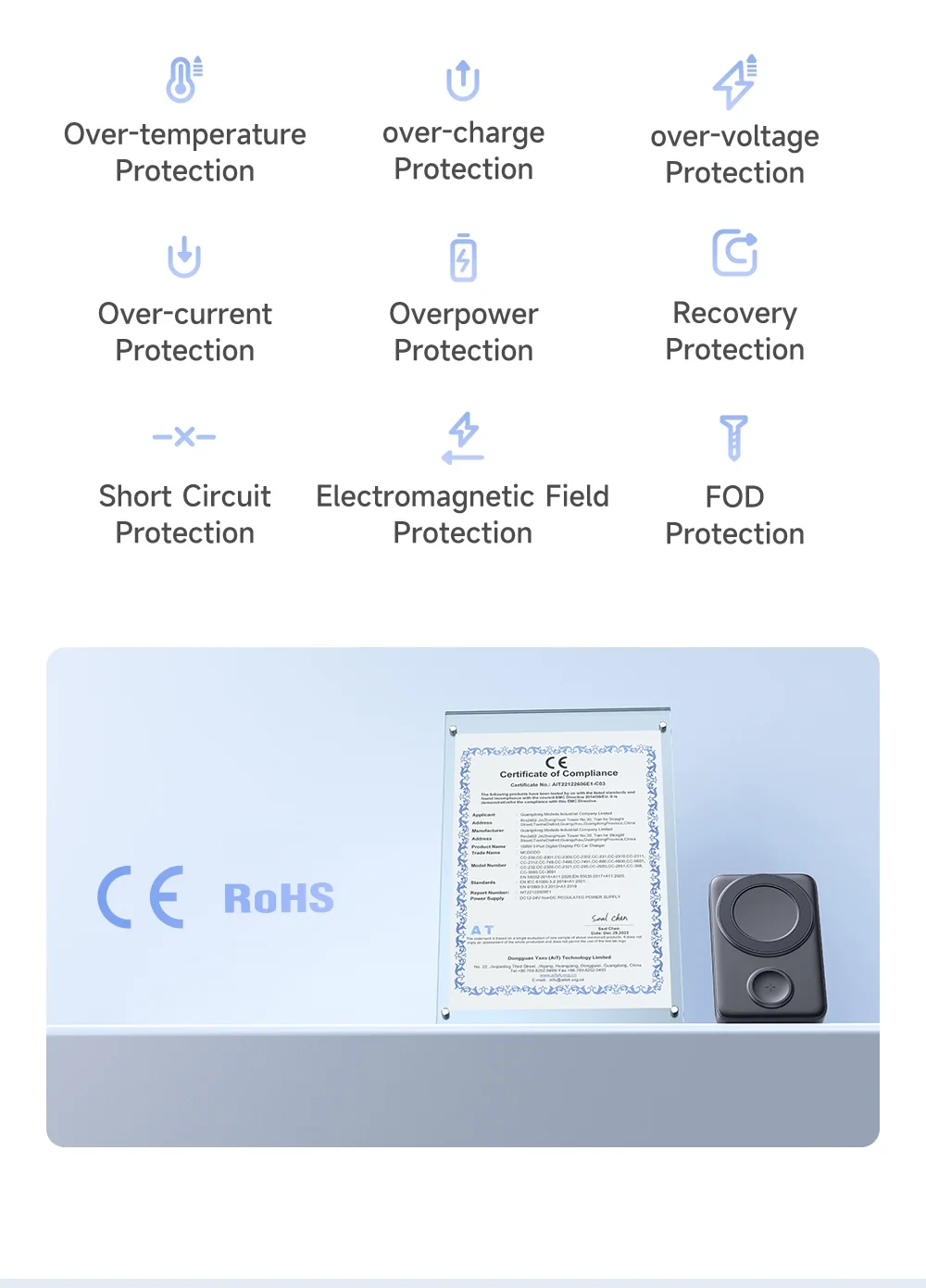 Mcdodo 2 in 1 Magnetic Wireless Power Bank MC-1461
