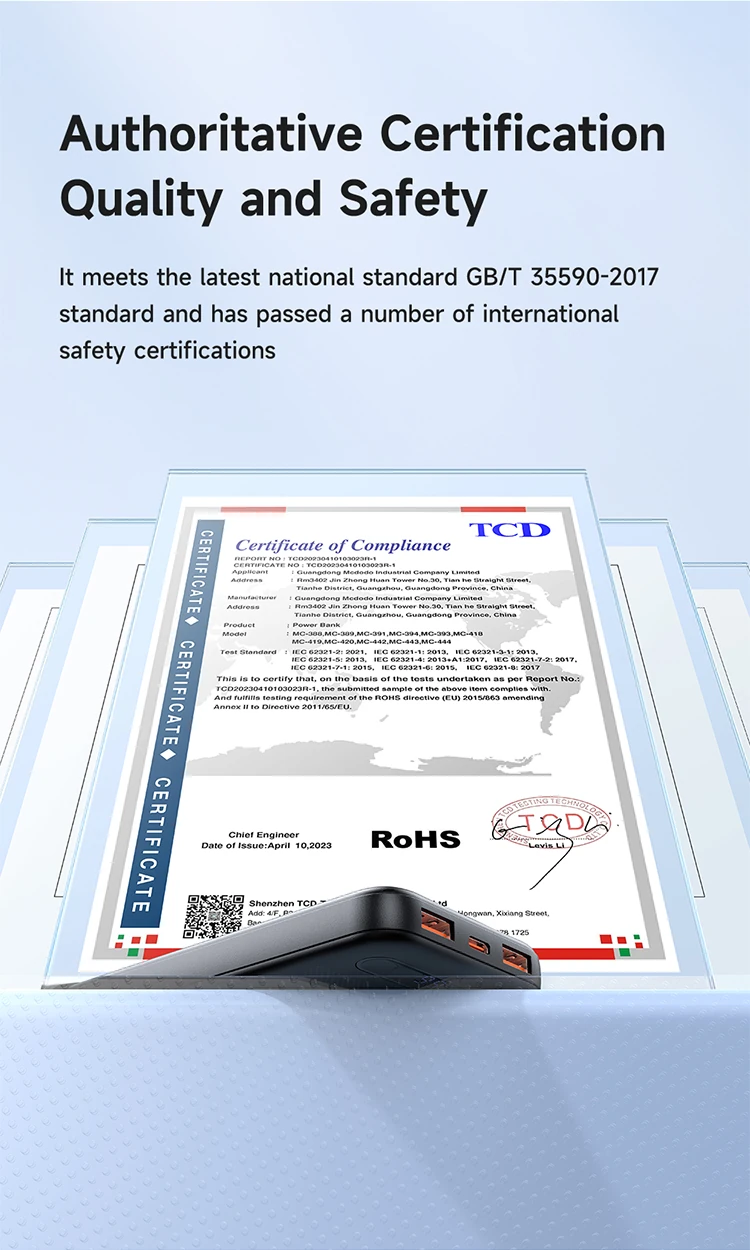 MCDODO 22.5W 10000mAH Power Bank MC-3881