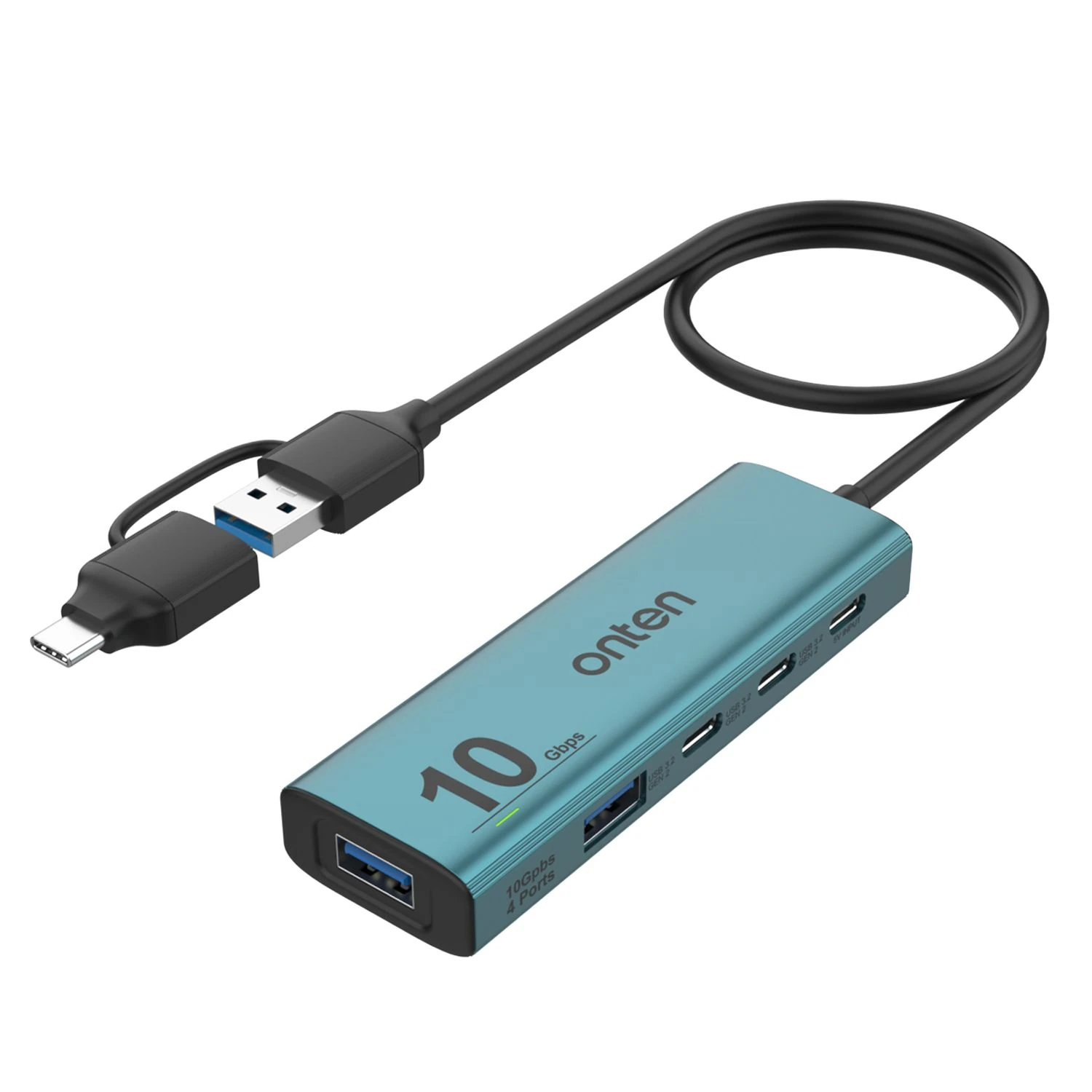 Onten UCA611 2-in-1 (USB-C+USB) 10G Hub