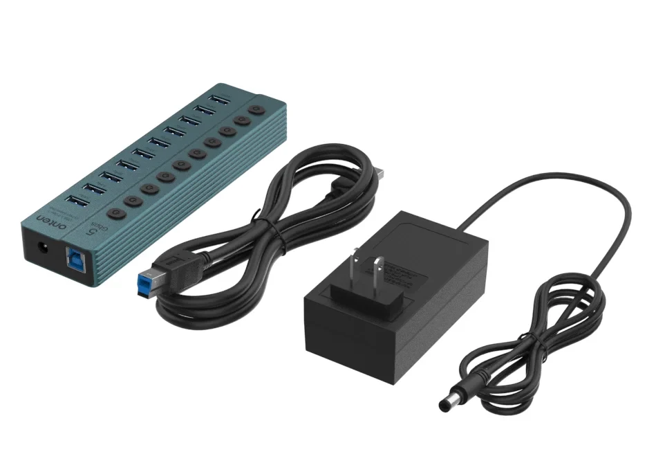 Onten USB 3.2 Gen 1 10-Port USB Hub OTN-5308