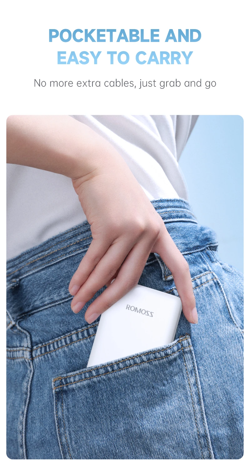 Romoss Magnetic Wireless Power Bank 10000mAh 15w WSC10