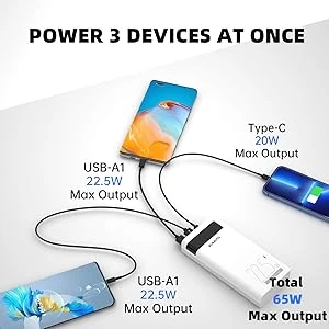 ROMOSS Sense 8PF 30000mAh Power Bank 22.5W Fast Charger
