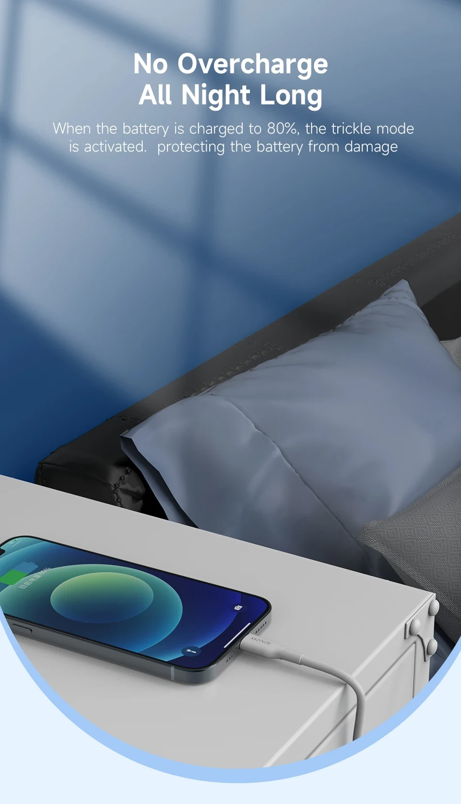 Romoss CB1713 PD Data Cable 20W Fast Charging Cable 1-meter