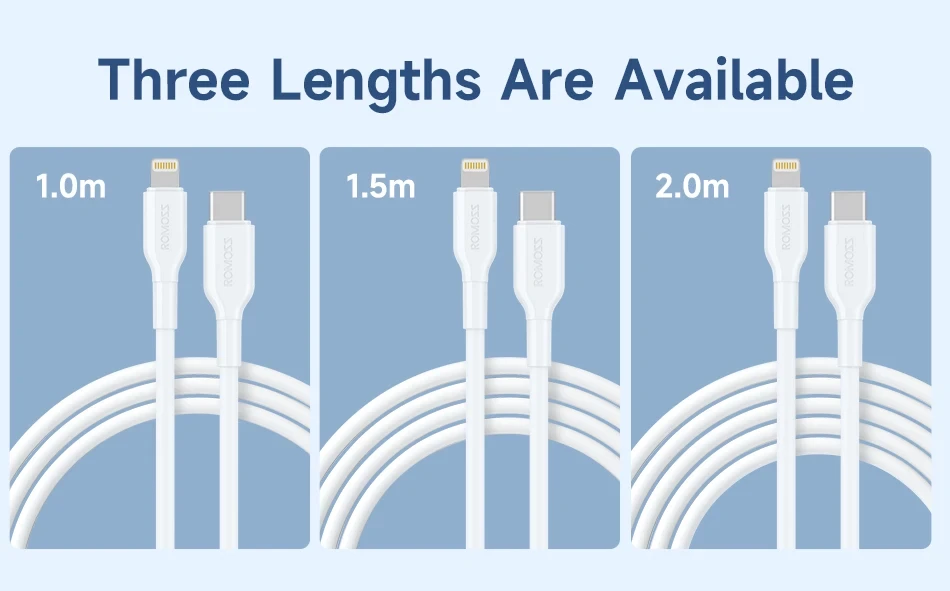 Romoss CB1713 PD Data Cable 20W Fast Charging Cable 1-meter