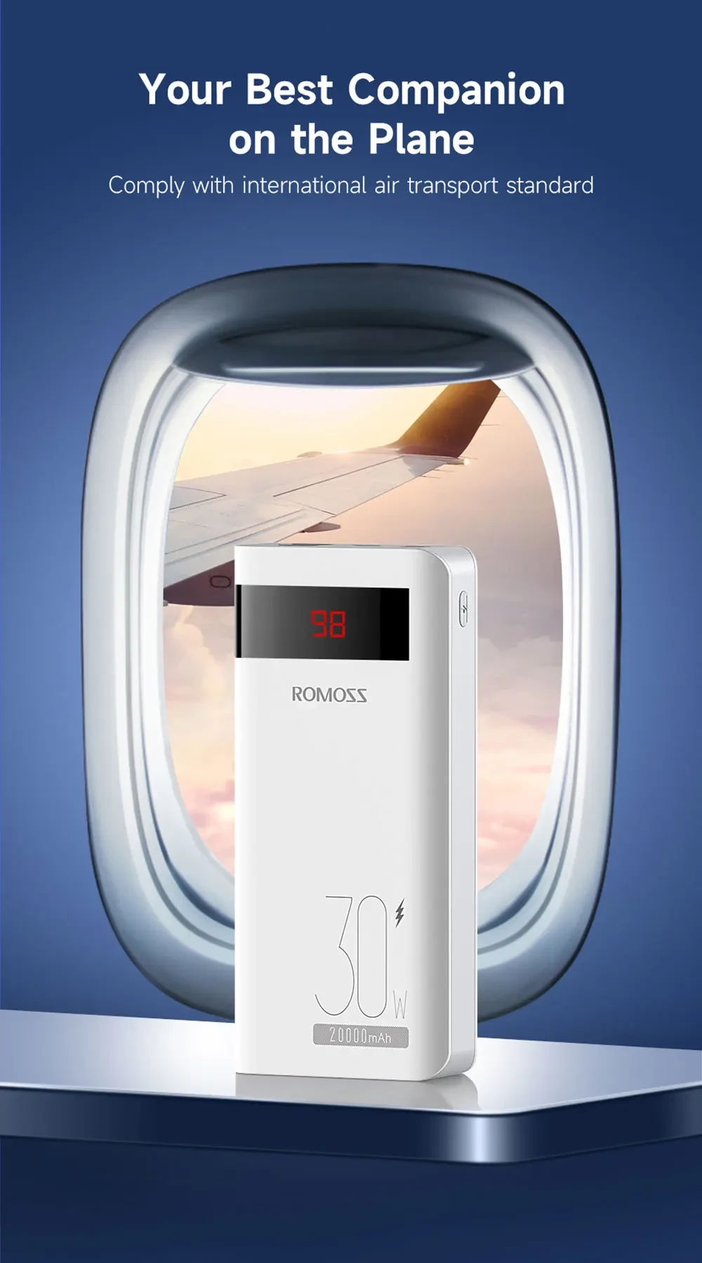 Romoss Sense 6S PRO Power Bank 20000mAh 30W