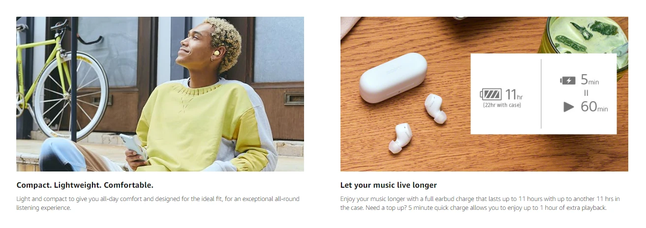 Sony WF-C510 Truly Wireless in-Ear Bluetooth Earbud with Upto 22 Hour Playtime