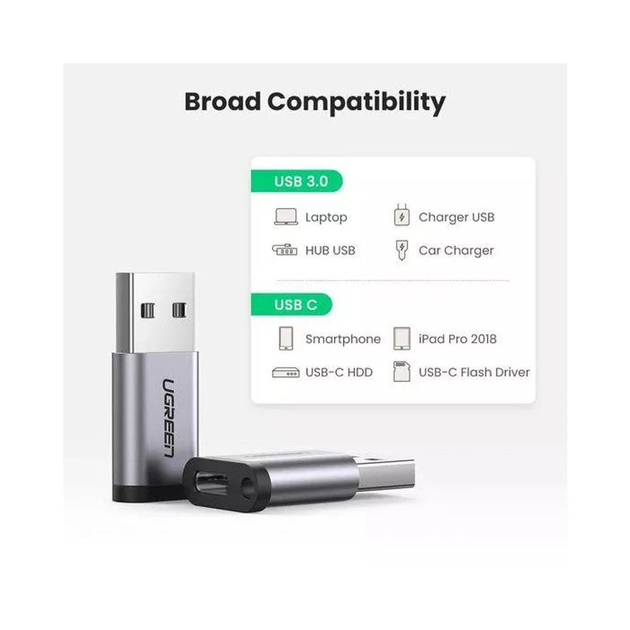 Ugreen USB-A 3.0 to USB-C Adapter 50533