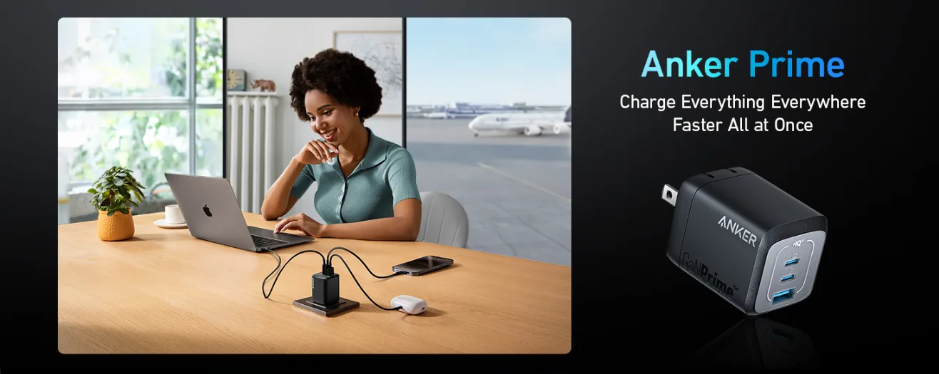 Anker 67W GaN Prime Fast Adapter 2C+U | A2669 for Sale in Pakistan