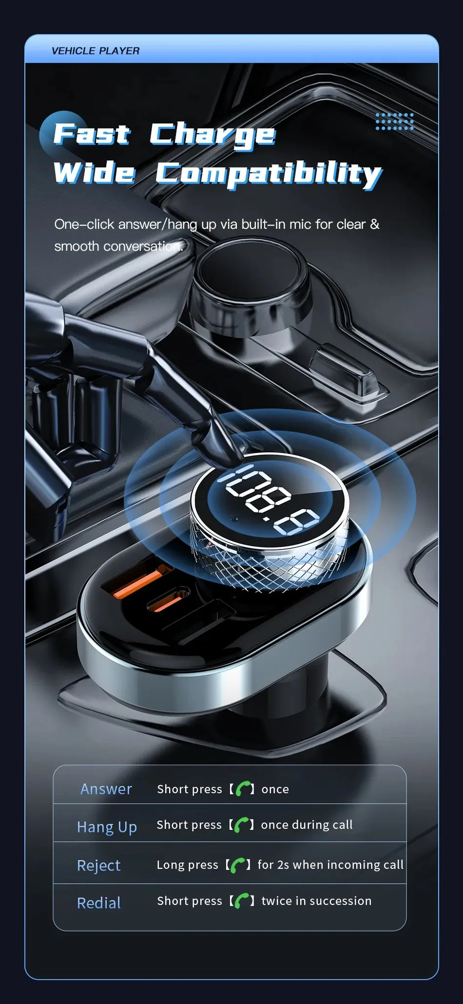 Awei C-843 Mini Car Charger Fast Charger for Sale in Pakistan