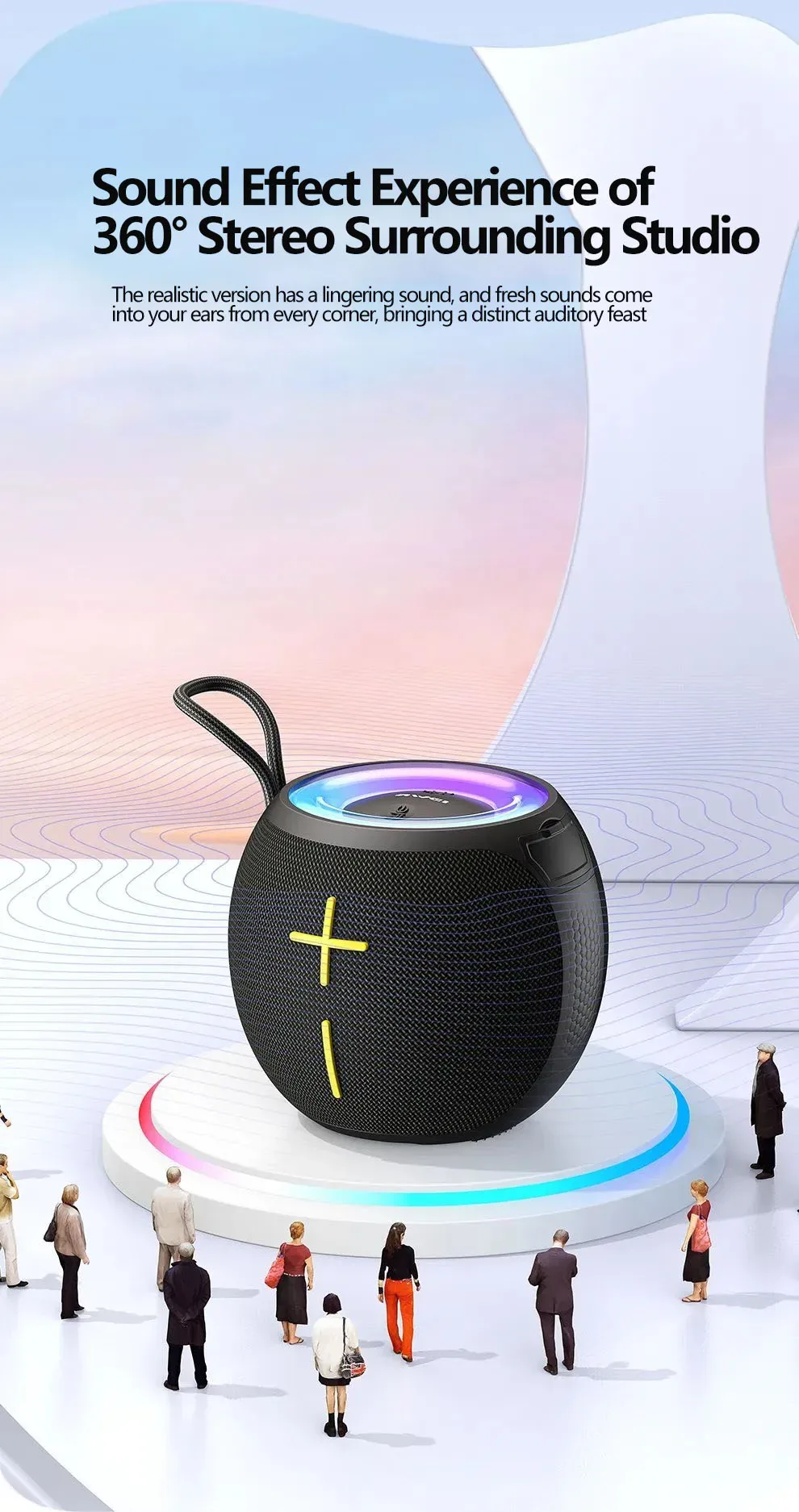 Awei KA19 Portable Outdoor Bluetooth Speaker 360° for Sale in Pakistan