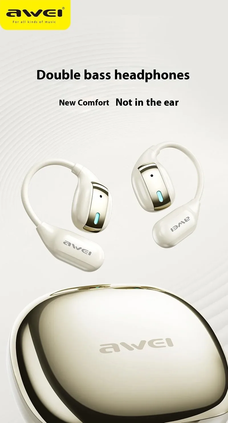 Awei OWS TZ12 Air Conduction Ear-hook Bluetooth Earphone for Sale in Pakistan