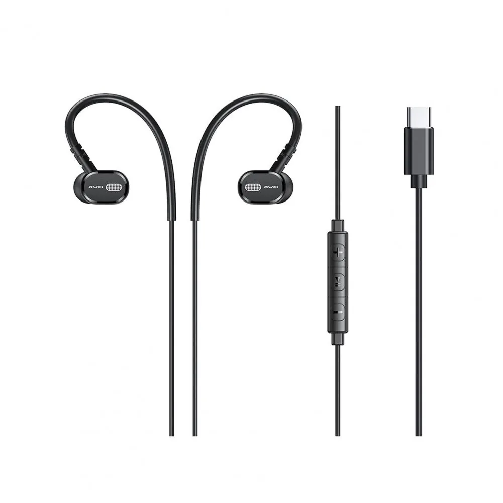 Awei TC-6 Wired Earphone Type-C Handsfree for Sale in Pakistan