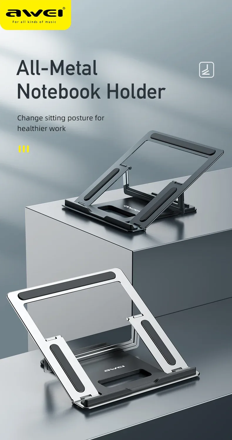 Awei X30 Desktop Folding Holder for Laptops Tablets for Sale in Pakistan