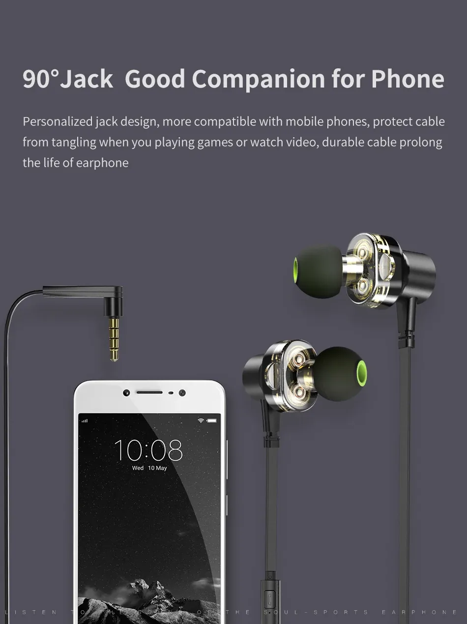 Awei Z1 Sports Earphone With Dual Dynamic Drives Black for Sale in Pakistan