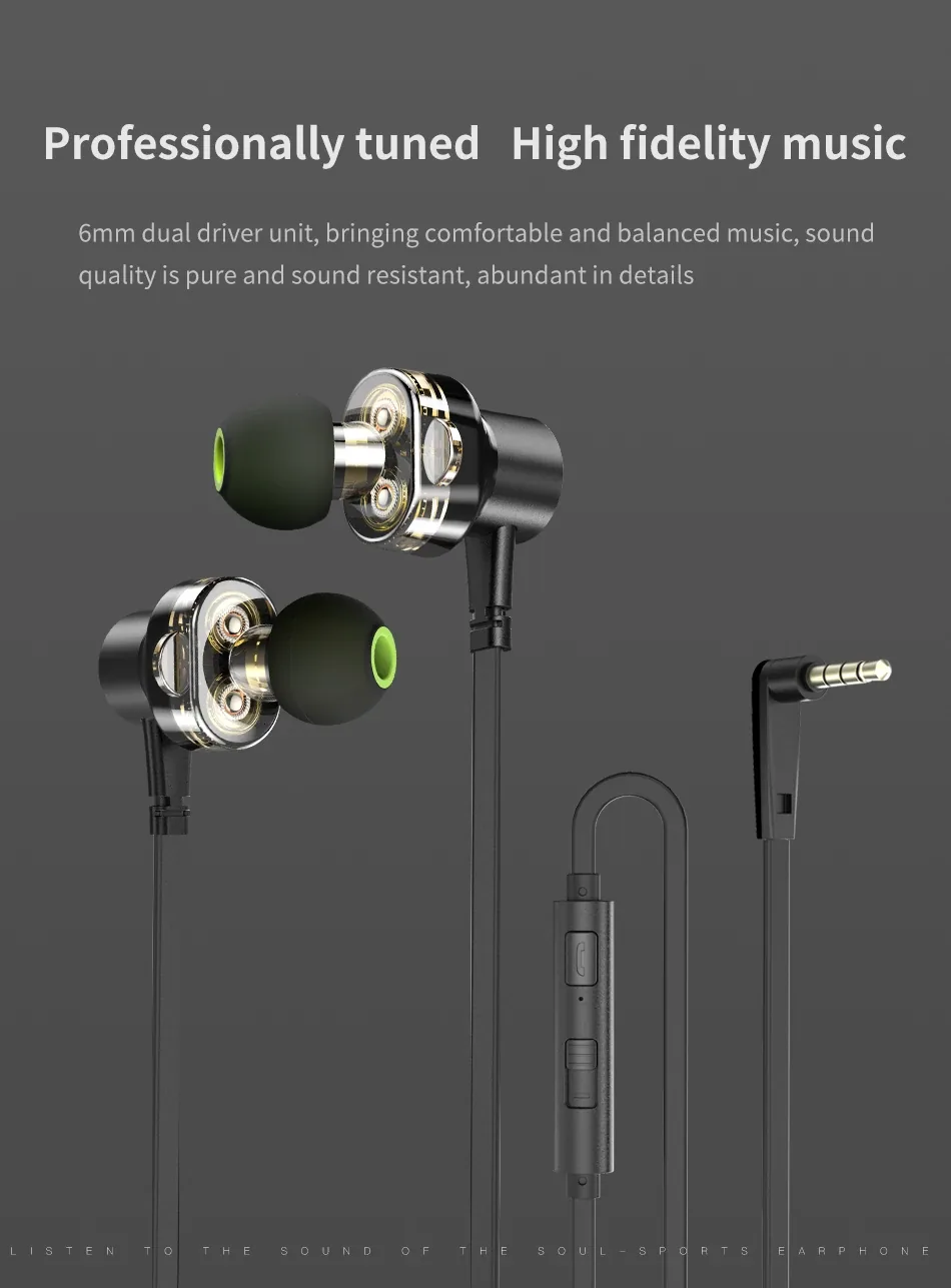 Awei Z1 Sports Earphone With Dual Dynamic Drives Black for Sale in Pakistan