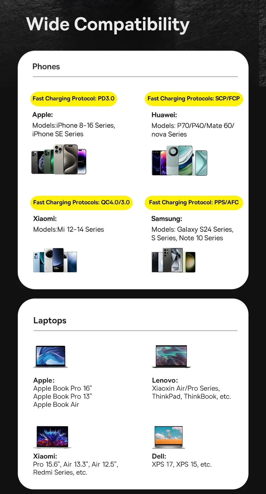 Baseus 152.5W Multi-Port Fast Charge 2C+U Car Charger Cluster Black for Sale in Pakistan