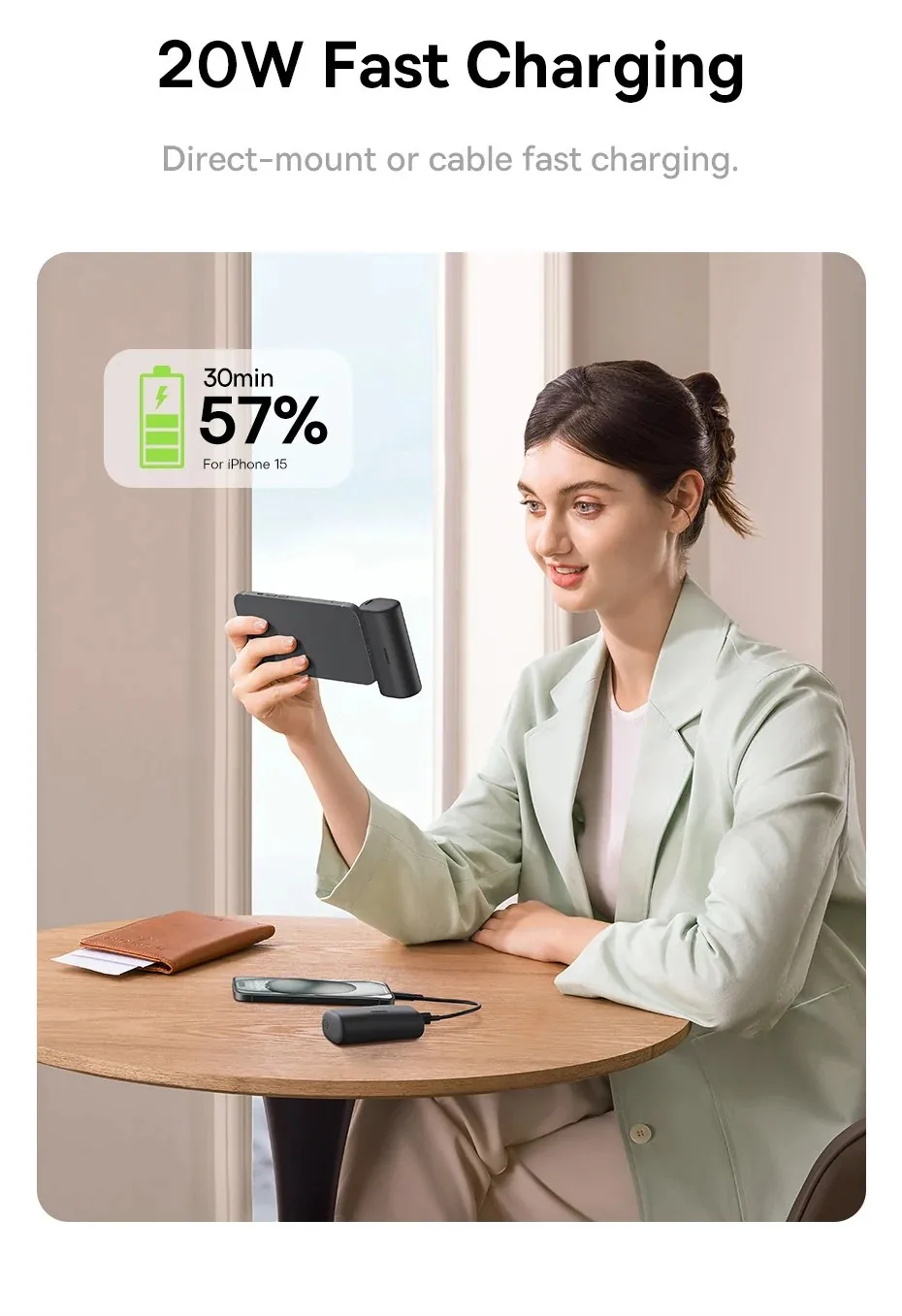 Baseus Power Bank 5000mAh Compact Type-C Edition 20W for Sale in Pakistan