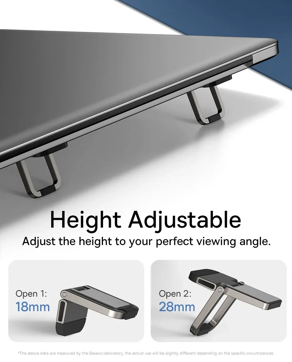 Baseus Slim Laptop Kickstand (2 PCS) Black for Sale in Pakistan