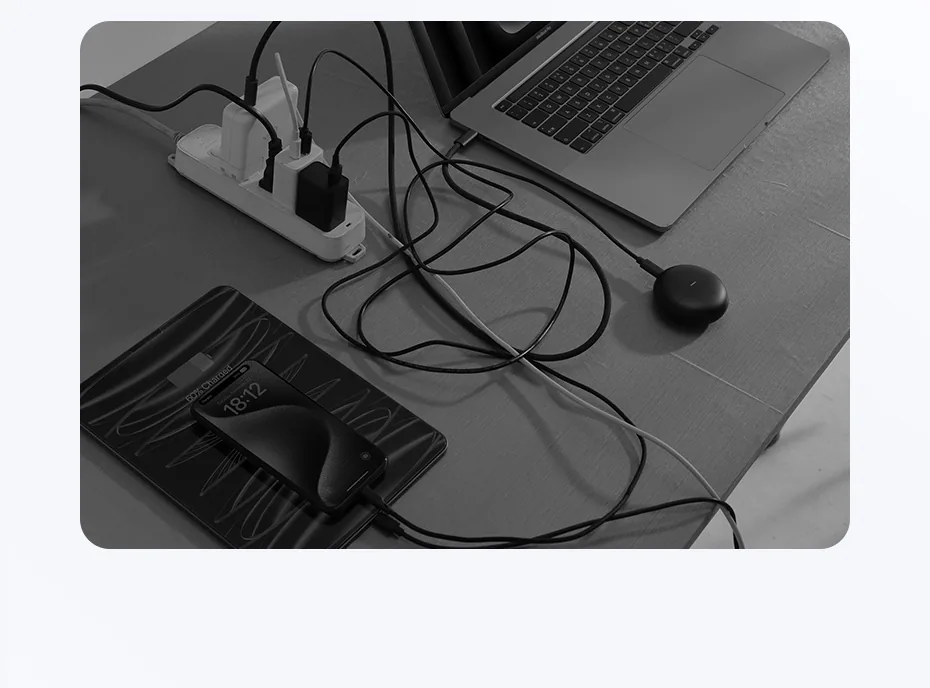 Baseus Super Gan 100W USB-C Retractable Cable Desktop Charger for Sale in Pakistan