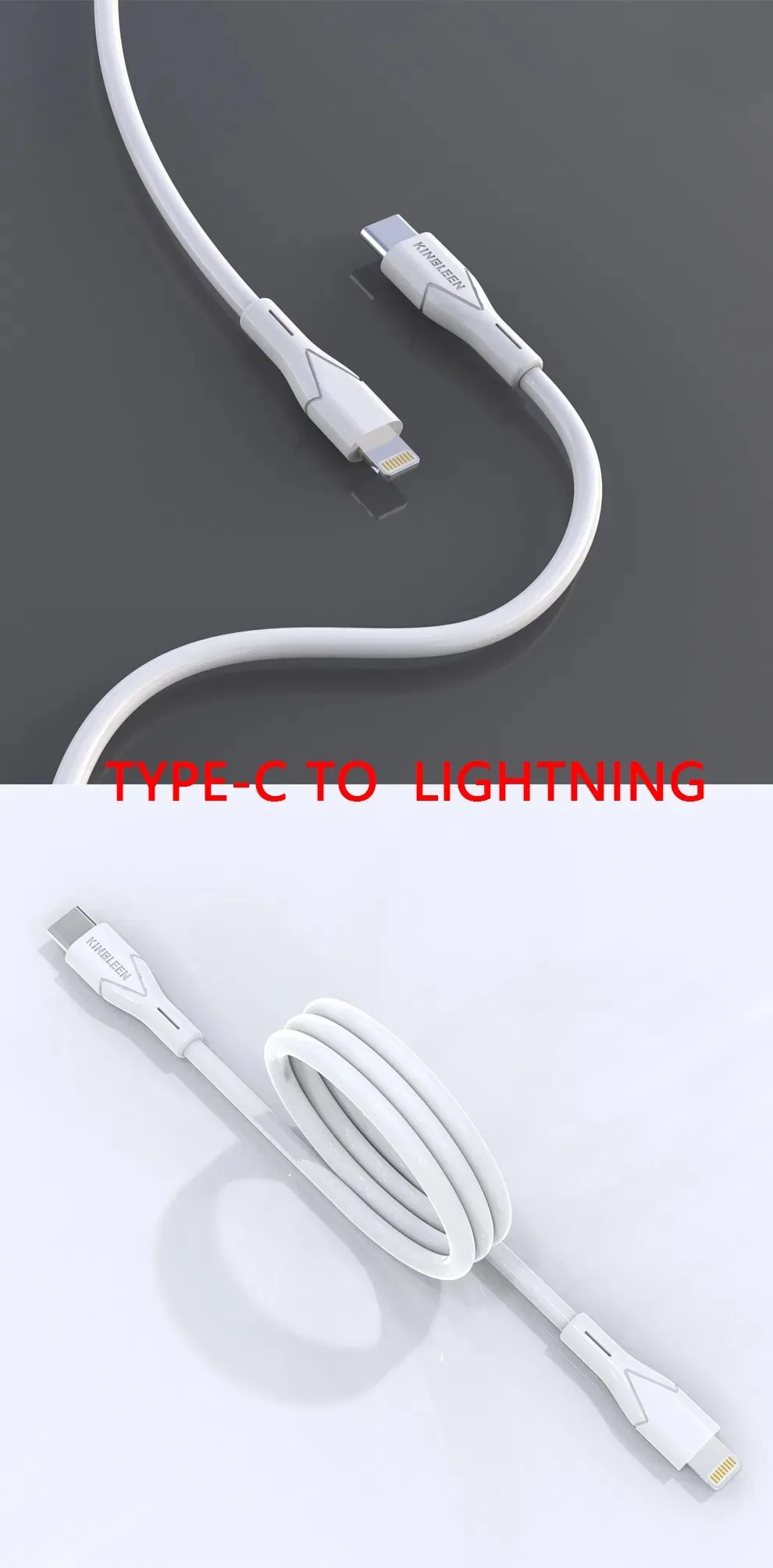KINGLEEN TYPE C TO IPHONE PD DATA CABLE K15 for Sale in Pakistan