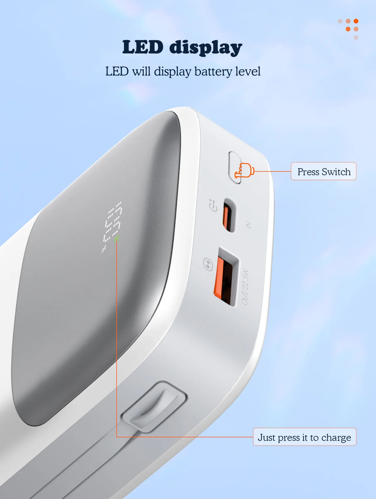 LDNIO 20000mAh 22.5W Fast Charging Power Bank PQ20 for Sale in Pakistan
