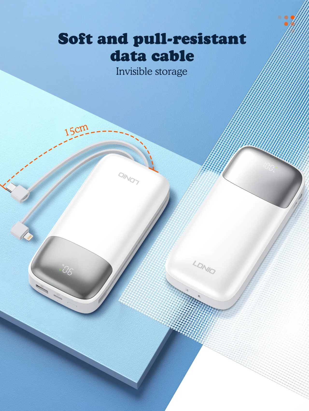 LDNIO 20000mAh 22.5W Fast Charging Power Bank PQ20 for Sale in Pakistan